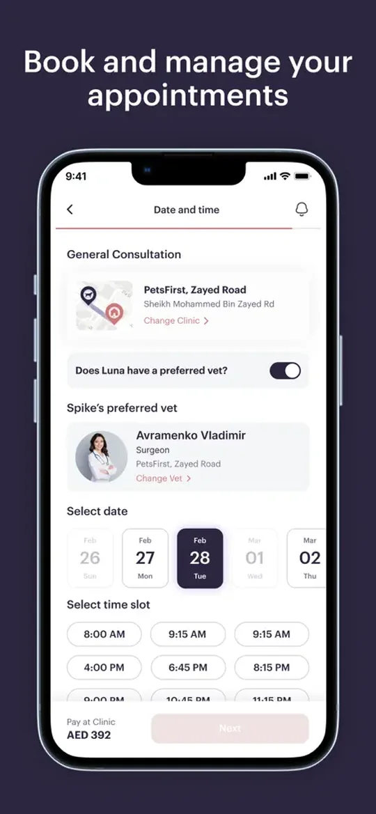 PetsFirst screen 2