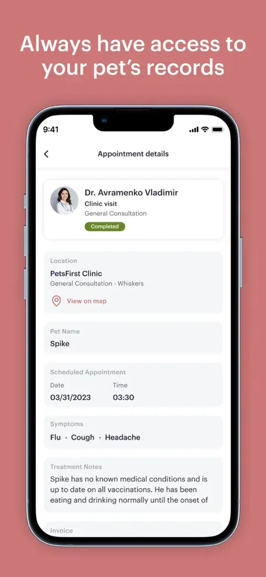 PetsFirst screen 3